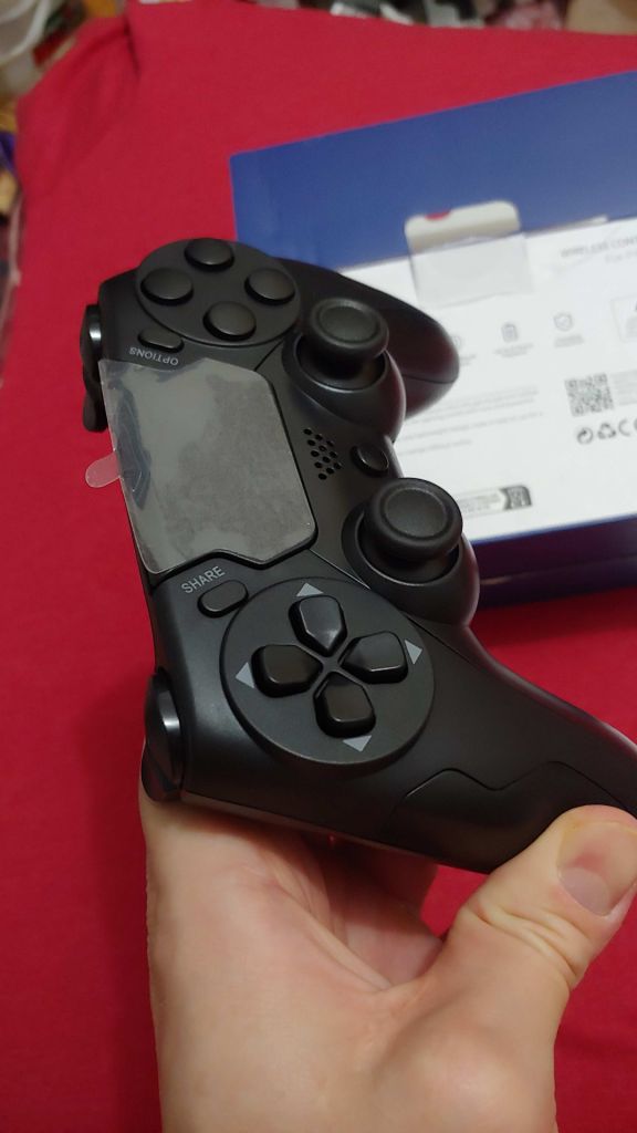 Геймпад Dualshock4 PS4, PS3, PC, iOS, Android Беспроводной Bluetooth Gaminja P48 Black Новый - фото фото фото 3