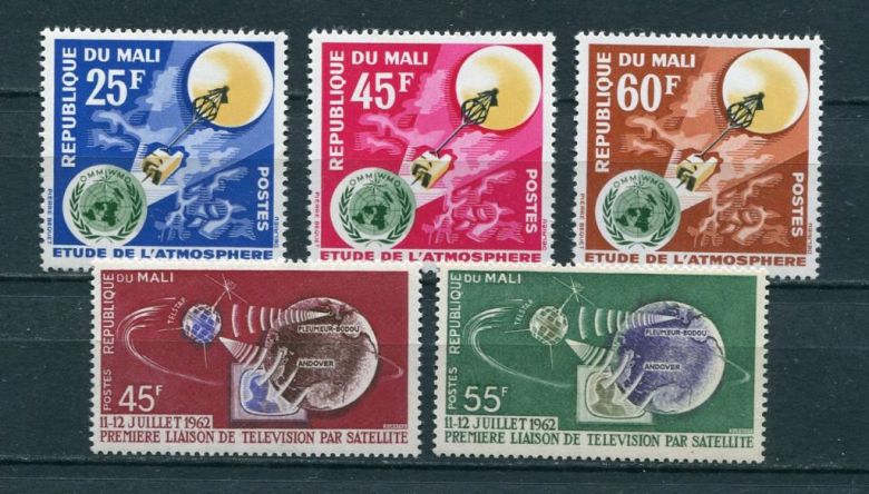 Мали Mali Метеорология Космос Тельстар MNH - фото фото фото 0