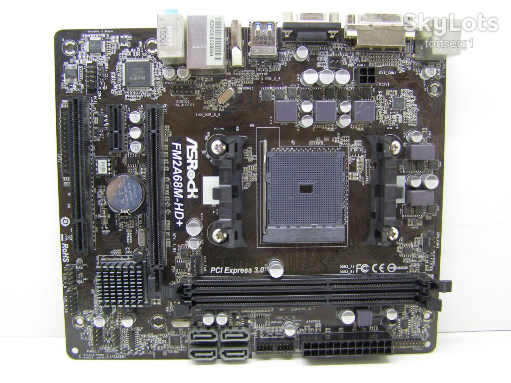 Материнская плата ASRock FM2A68M-HD+  Socket FM2+✔MicroATX ✔2x DDR3 - фото фото фото 1
