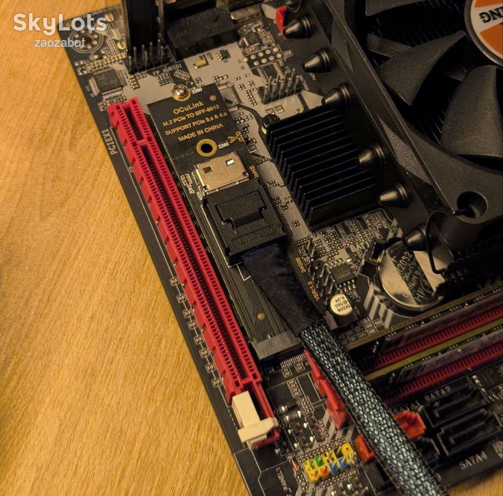 M.2 PCIe - Oculink адаптер 2280-2260 для підключення зовнішніх GPU - фото фото фото 3