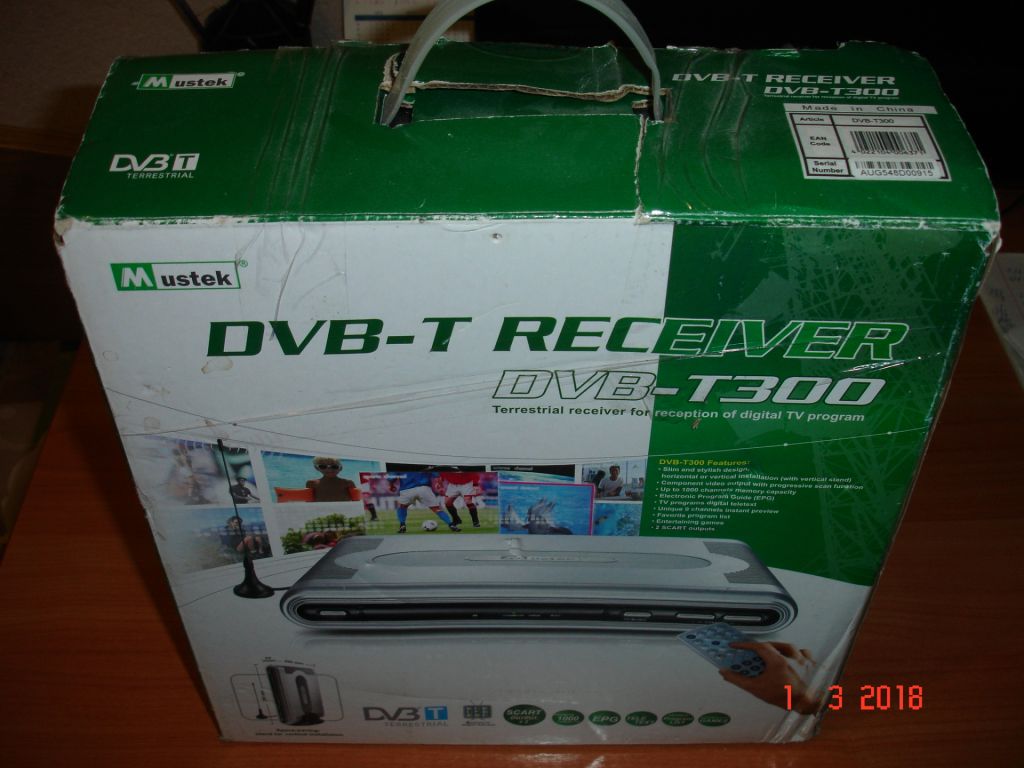 ТВ тюнер Mustek DVB-T300 - фото фото фото 0