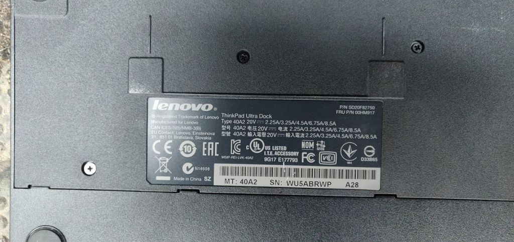 Док-станция Lenovo ThinkPad Ultra Dock 40A2 № 211703 - фото фото фото 2