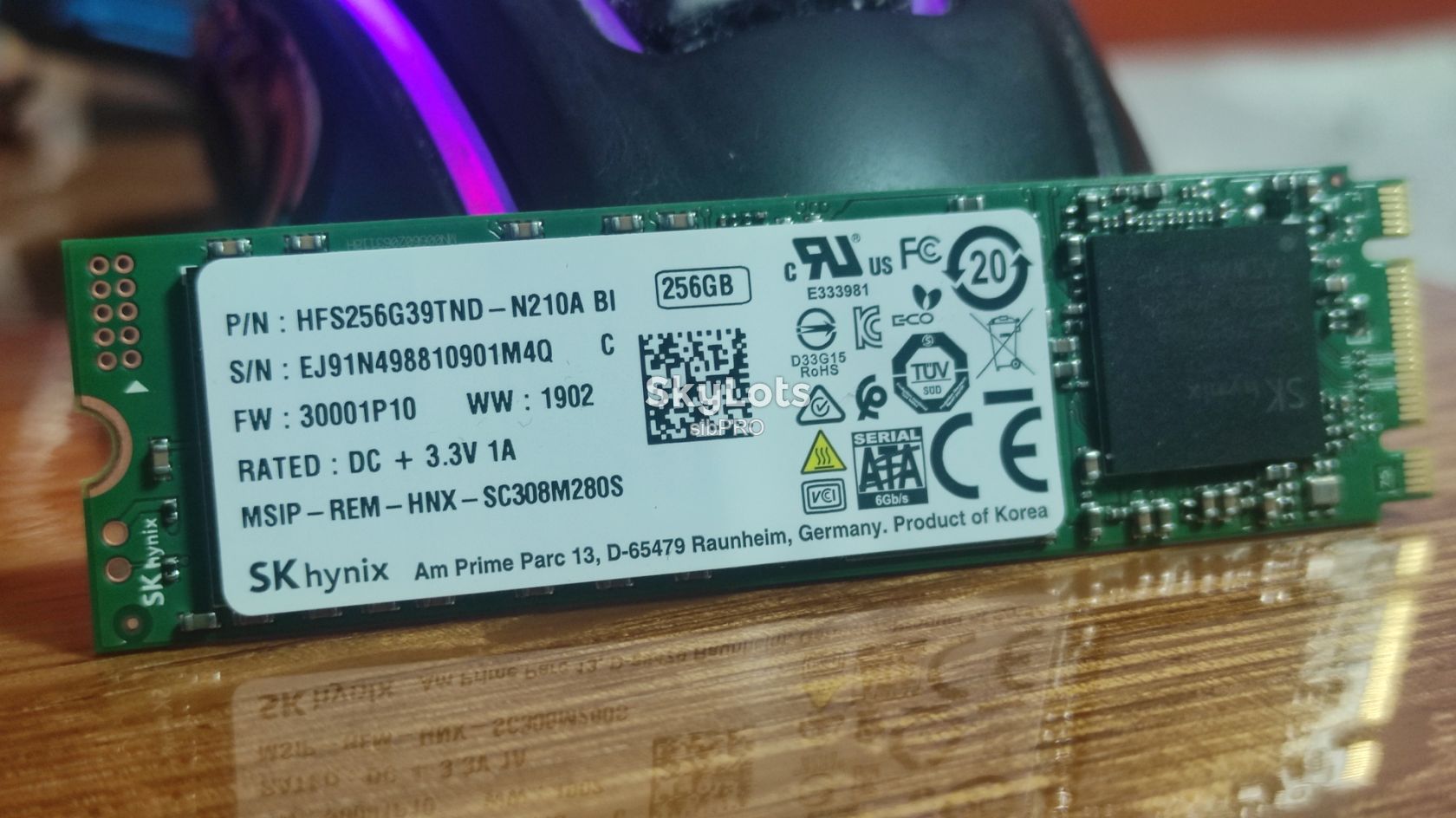 SSD m.2 256gb SATA | 885 годин напрацювання - фото фото фото 0
