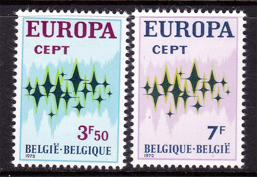 Бельгия  1972 г  MNH - EUROPA CEPT - - фото фото фото 0
