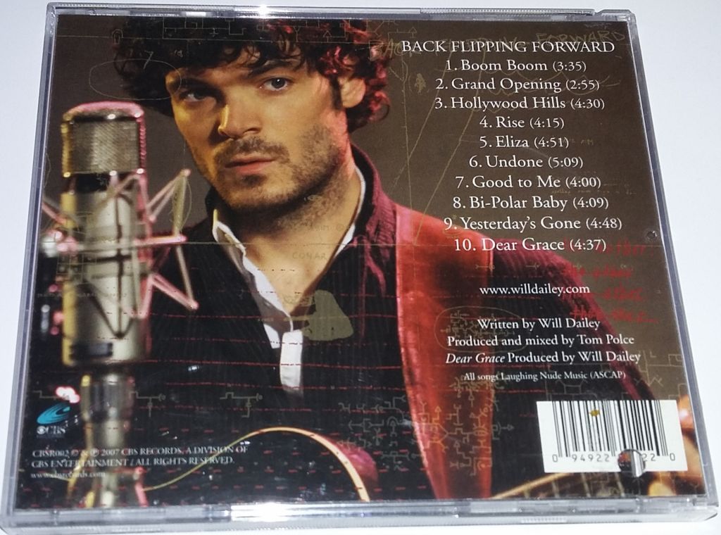 WILL DAILEY Back Flipping Forward  CD US - фото фото фото 2