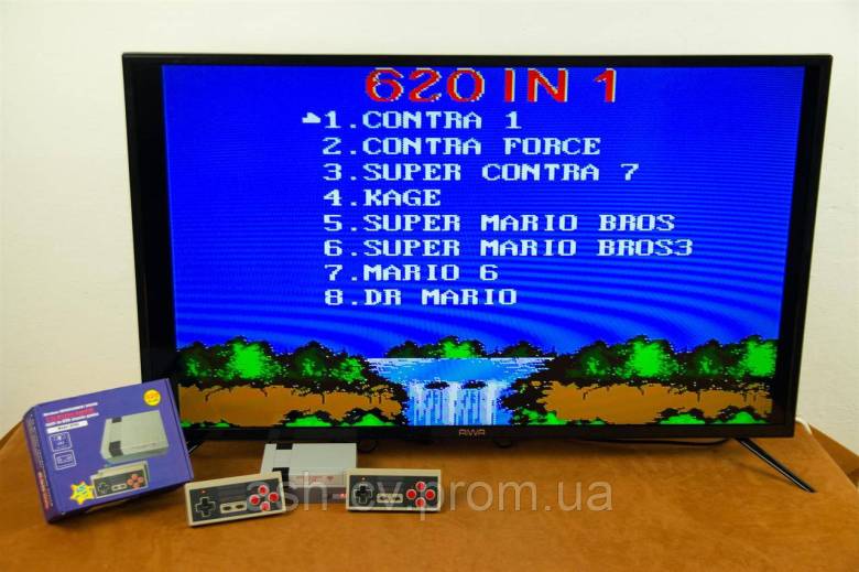 Ігрова консоль, Games Power 620A, 620 ігор, (Retro Game, Contra, Mario, Tank) - фото фото фото 4