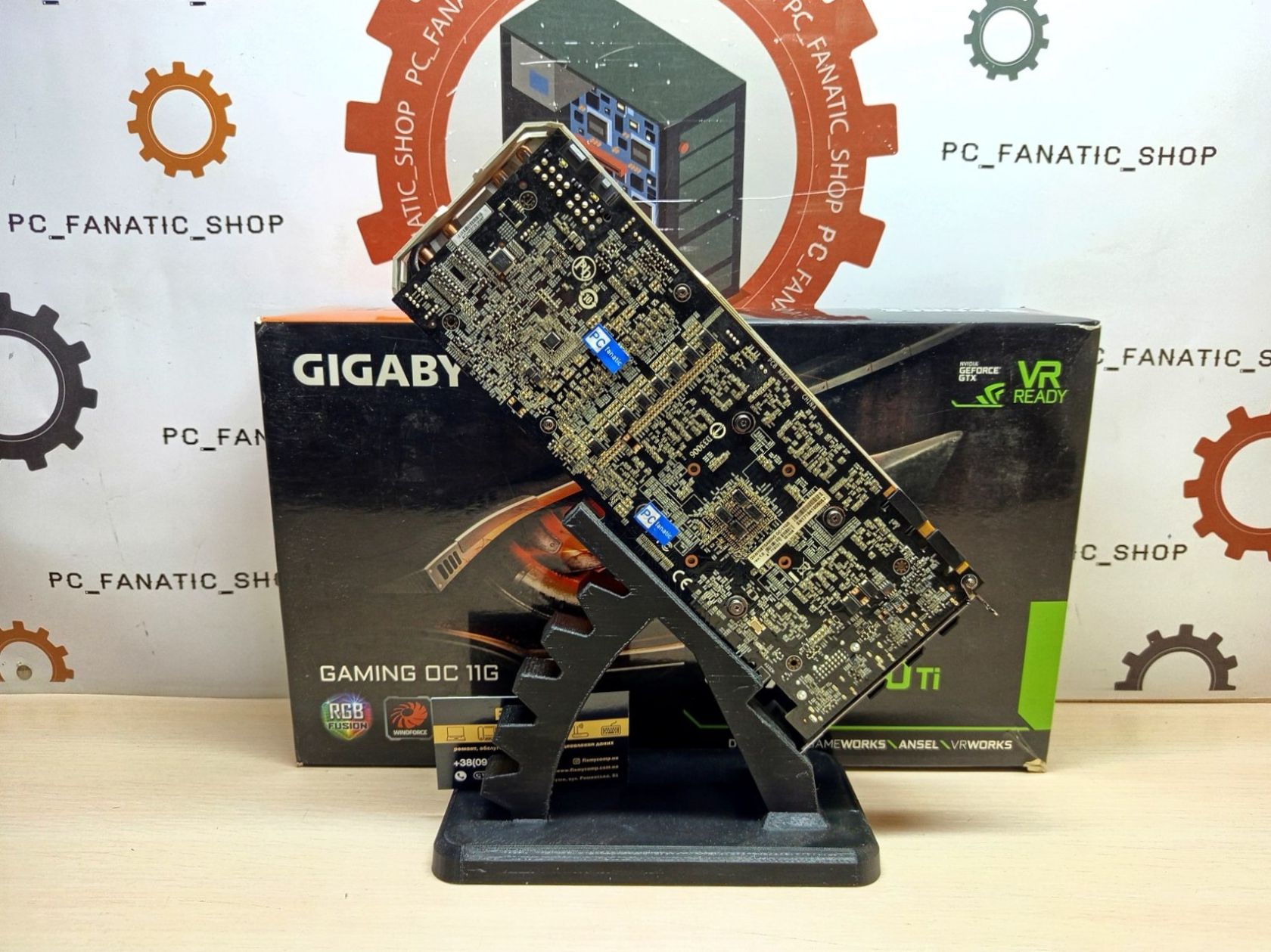 Відеокарта Gigabyte GTX 1080Ti 11Gb Gaming OC - фото фото фото 2