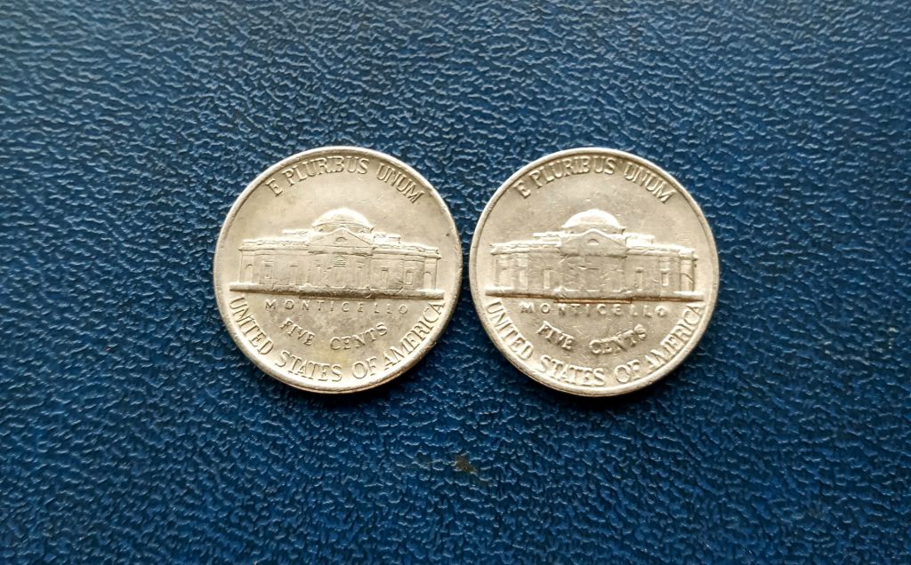США 5 Цент 1983/88 р. Мон. Двори  (D,P). - фото фото фото 1