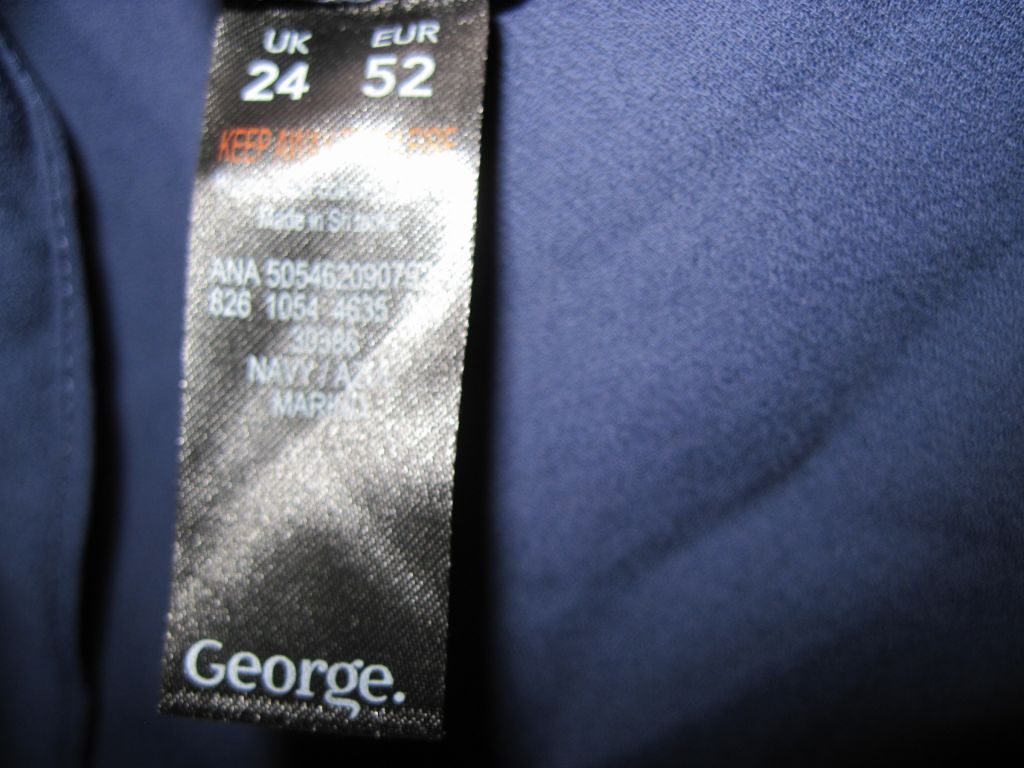 Новый синий   топ "GEORGE" р.58 - фото фото фото 2