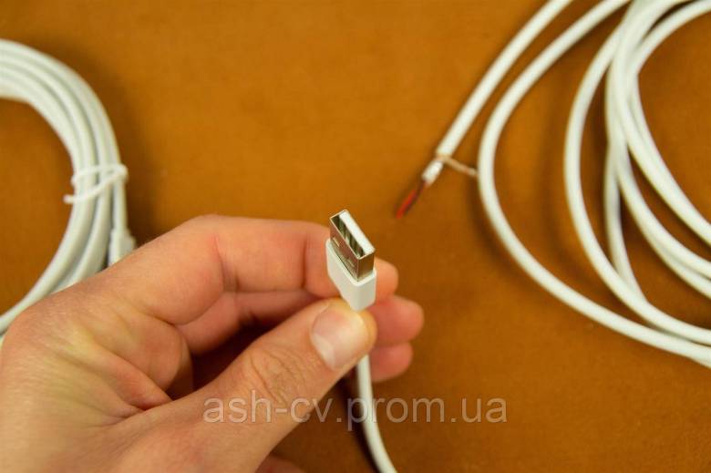 USB, кабель, живлення, Logitech, для саморобок, 3 метри - фото фото фото 1