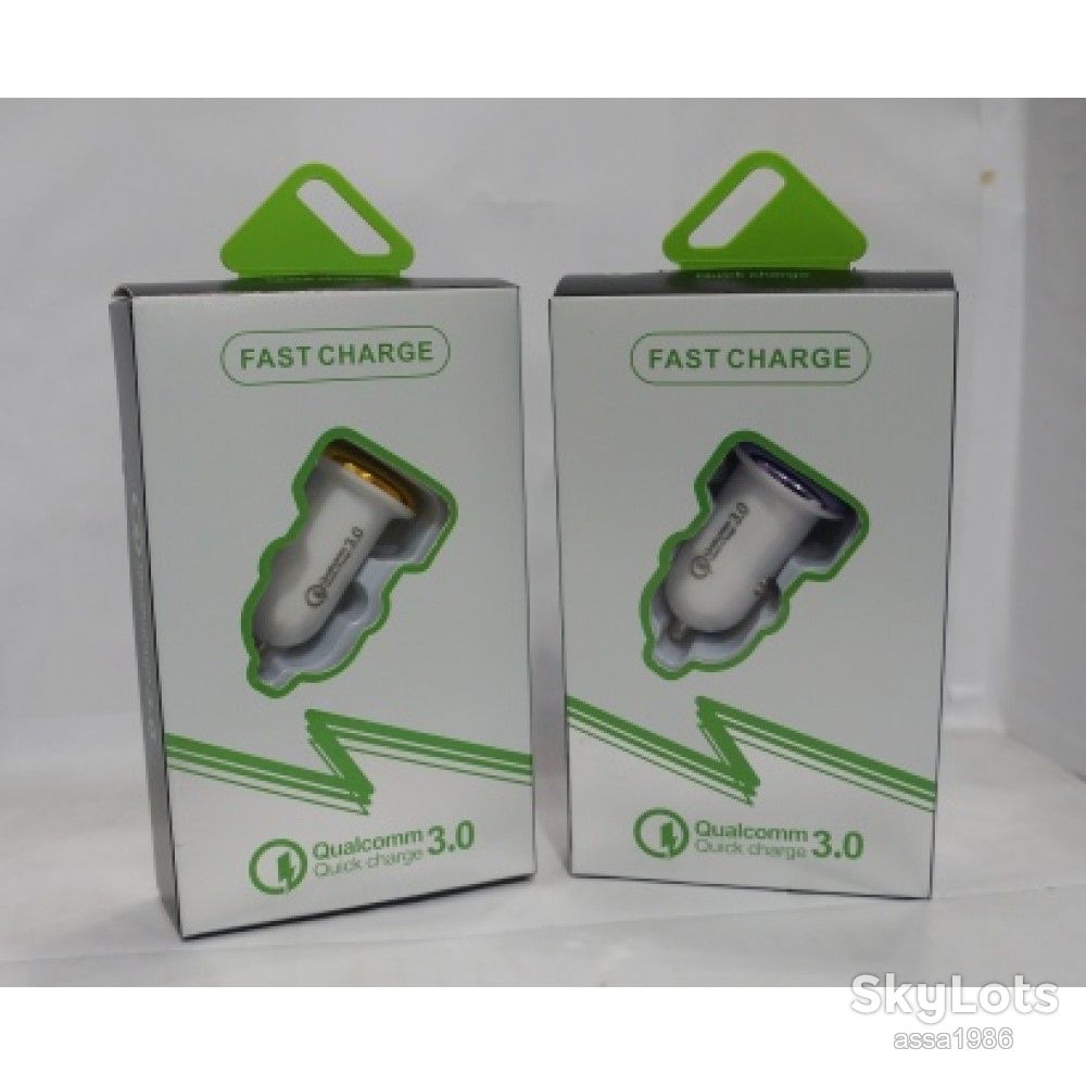 Автомобильная зарядка от прикуривателя Qualcomm 3.0 3.1A Fast Charger - фото фото фото 0