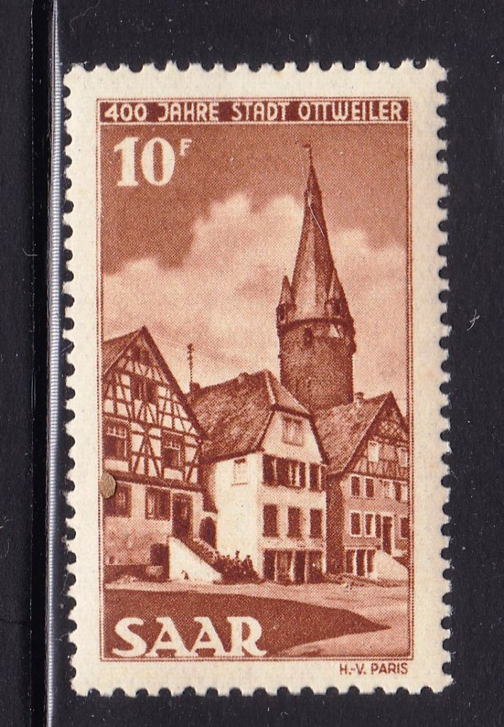 СААР / SAAR  1950 г MNH  -  архитектура - фото фото фото 0