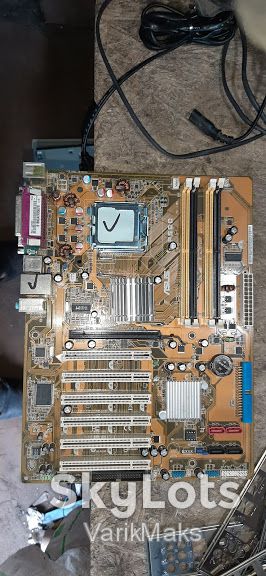 Мат. плата ASUS P5GC LGA775 i945GC PCI-E+GbLAN SATA RAID ATX 4DDR2 № 9-807 - фото фото фото 0