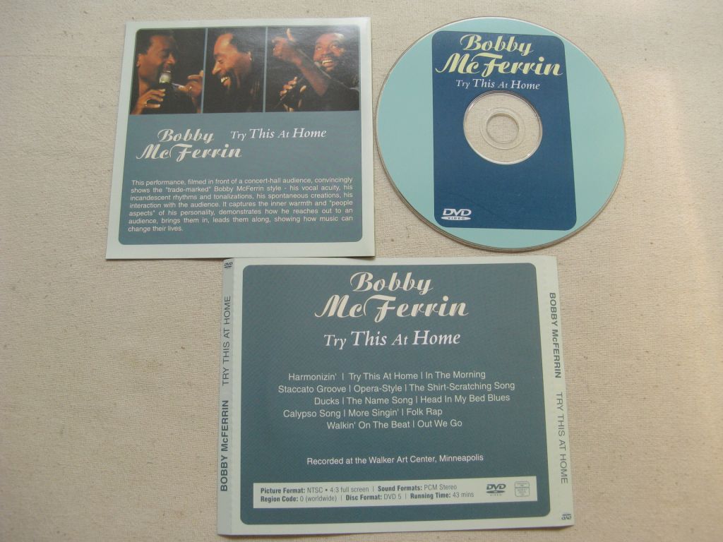 DVD Джаз. Bobby McFerrin. Try This At Home 1999. - фото фото фото 4