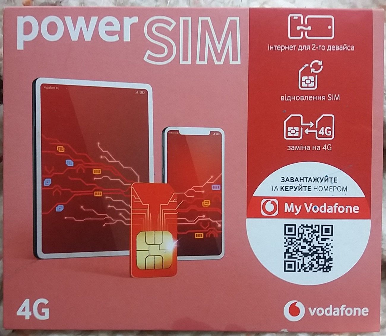 VODAFONE POWER SIM пакет новый - фото фото фото 0