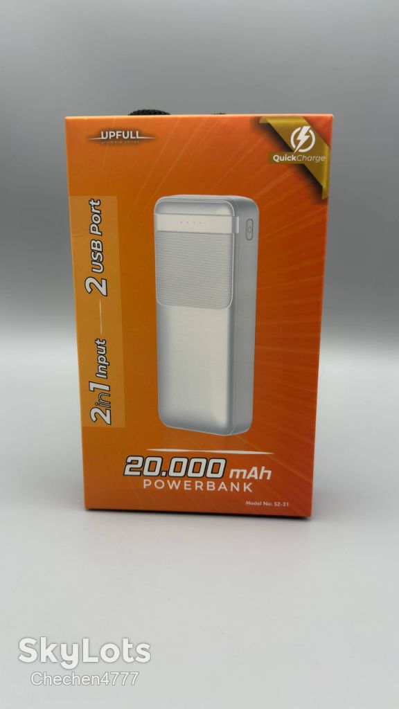 Power Bank UPFULL SZ-21 2in1 QuickCharge 20000mAh - фото фото фото 0