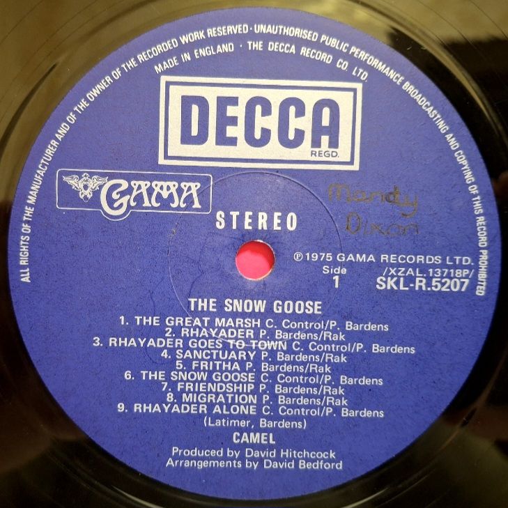 Camel - The Snow Goose - 1975.  (LP). 12. Vinyl. Пластинка. England. - фото фото фото 4