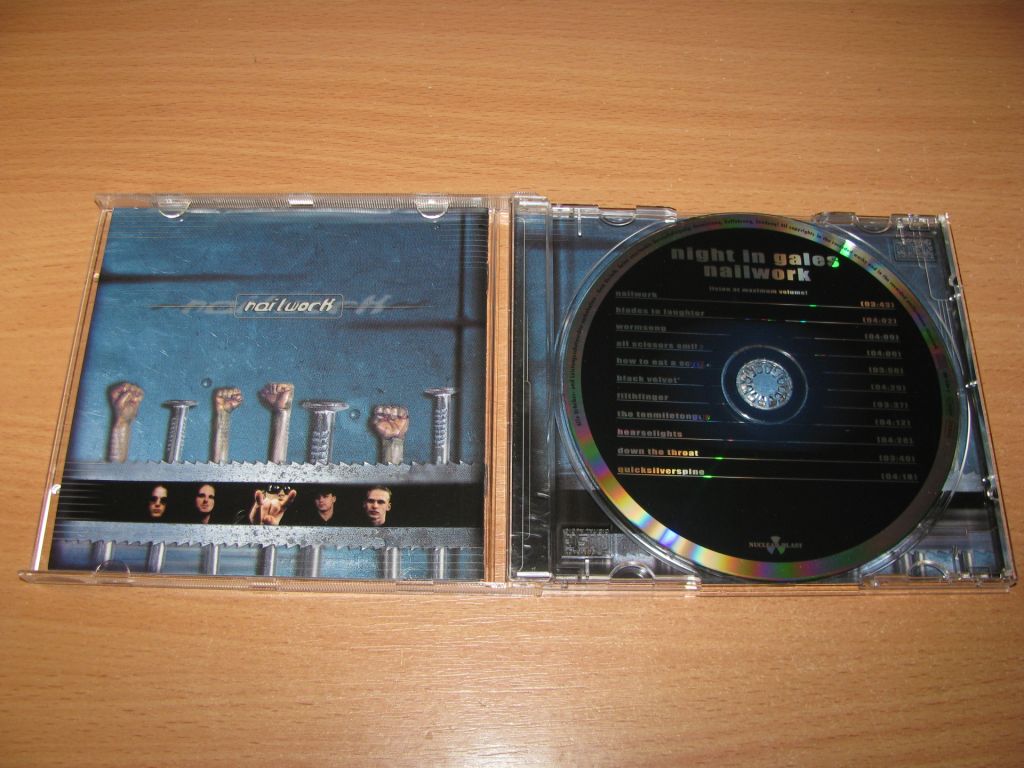 NIGHT IN GALES - Nailwork  (2000 Nuclear Blast 1st press) - фото фото фото 1