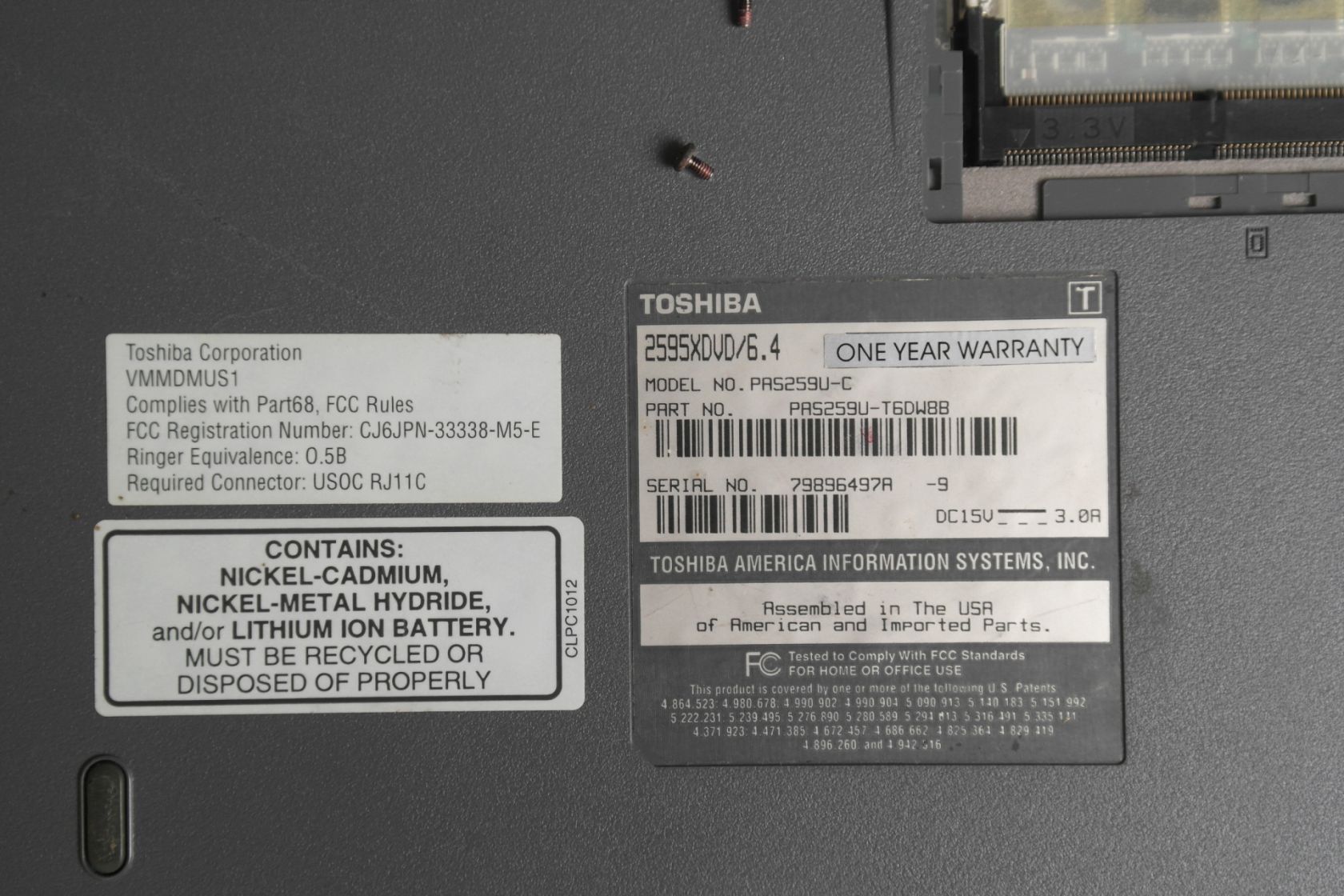 Ноутбук Toshiba Satellite 2595XDVD - фото фото фото 8