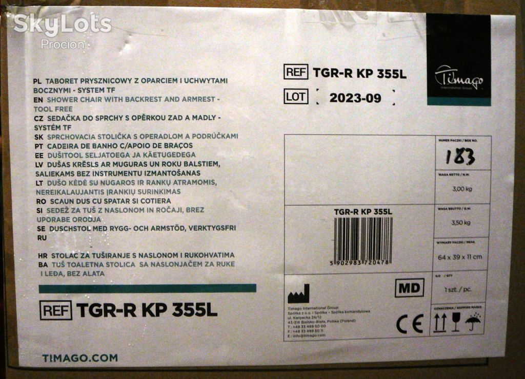 Стілець для душу Timago TGR-R KP 355L - фото фото фото 5