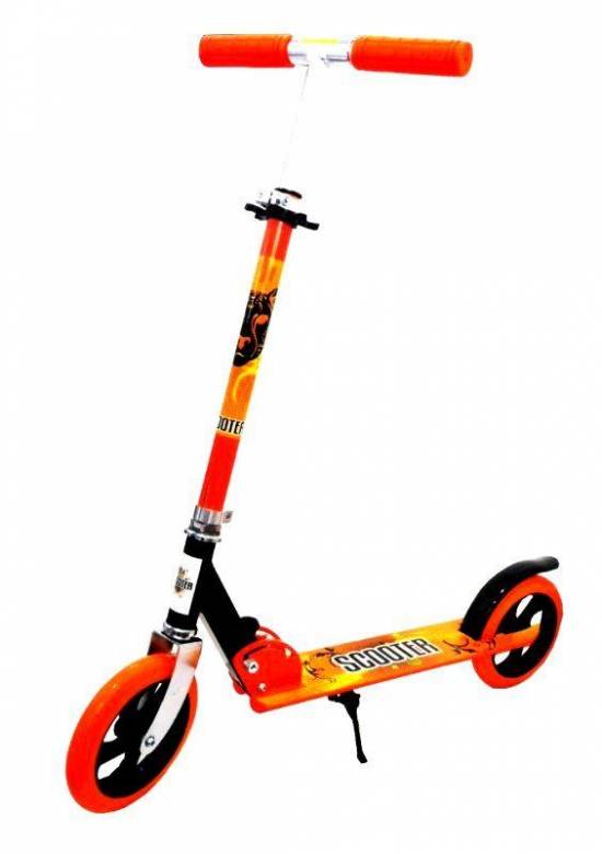 Двухколесный самокат Складной Scooter 460 Orange (1843493908) - фото фото фото 1