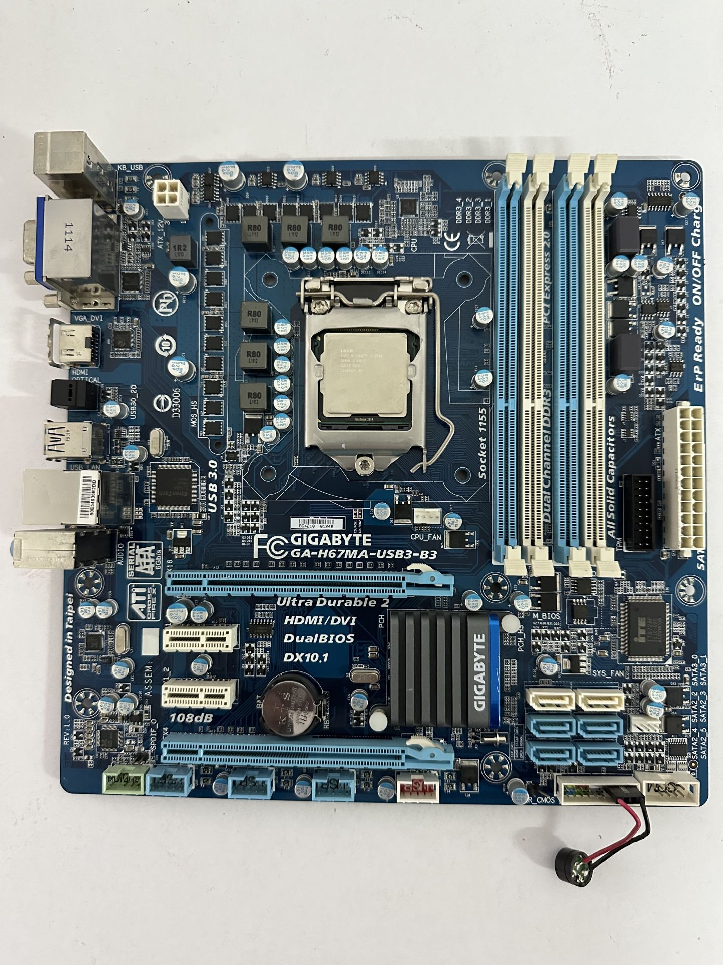 Материнская плата Gigabyte GA-H67MA-USB3-B3 + i5 3470S - фото фото фото 0