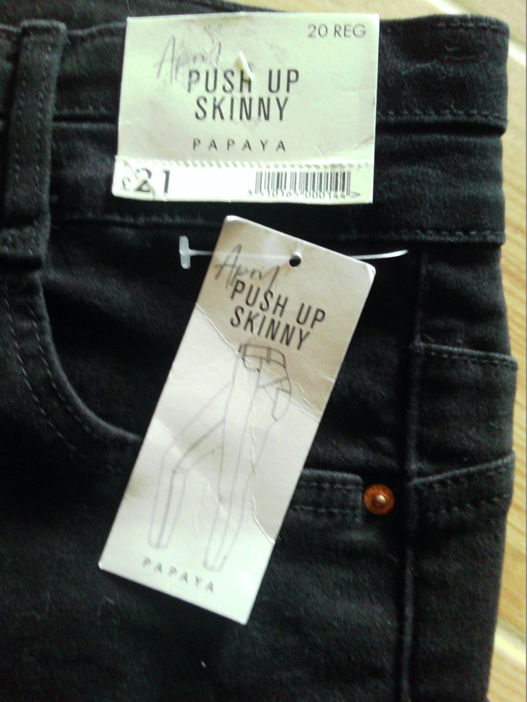 Новые стрейч. джинсы April Push Up Skinny "Papaya" р.54 - фото фото фото 4
