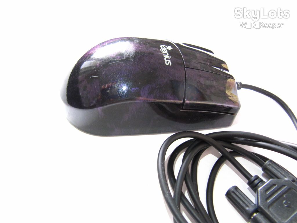 Фіолетова   (!) Genius MyMouse Purple Coral, COM, 1995, класика - фото фото фото 2