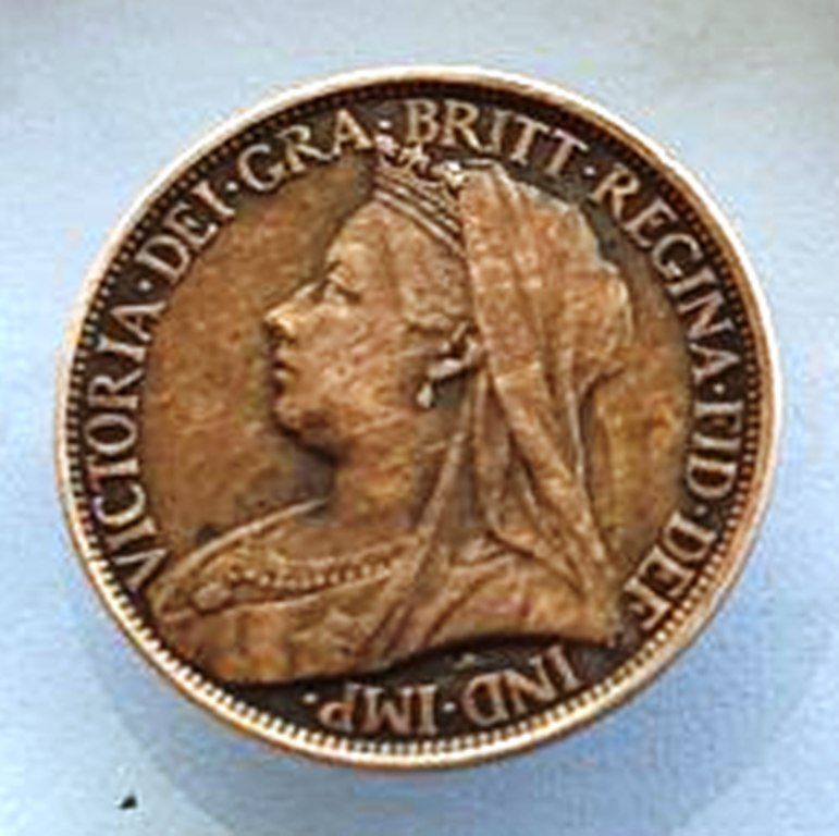 FARTHING 1898 VICTORIA DEI GRA BRITT REGINA FID DEF IND IMP - фото фото фото 0