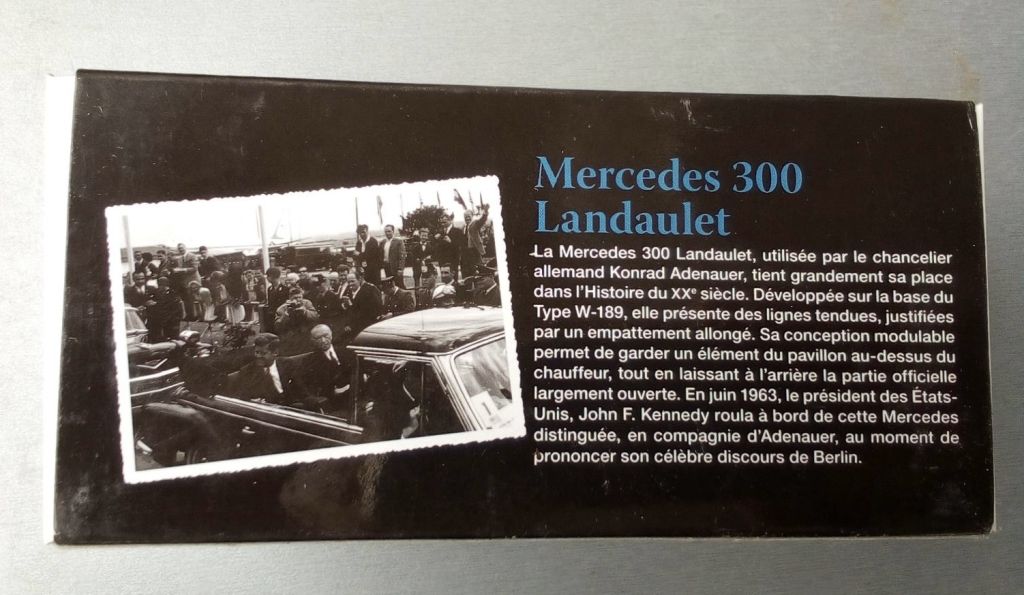 Mercedes-Benz 300 Landaulet 1/43 ixo/Altaya - фото фото фото 2