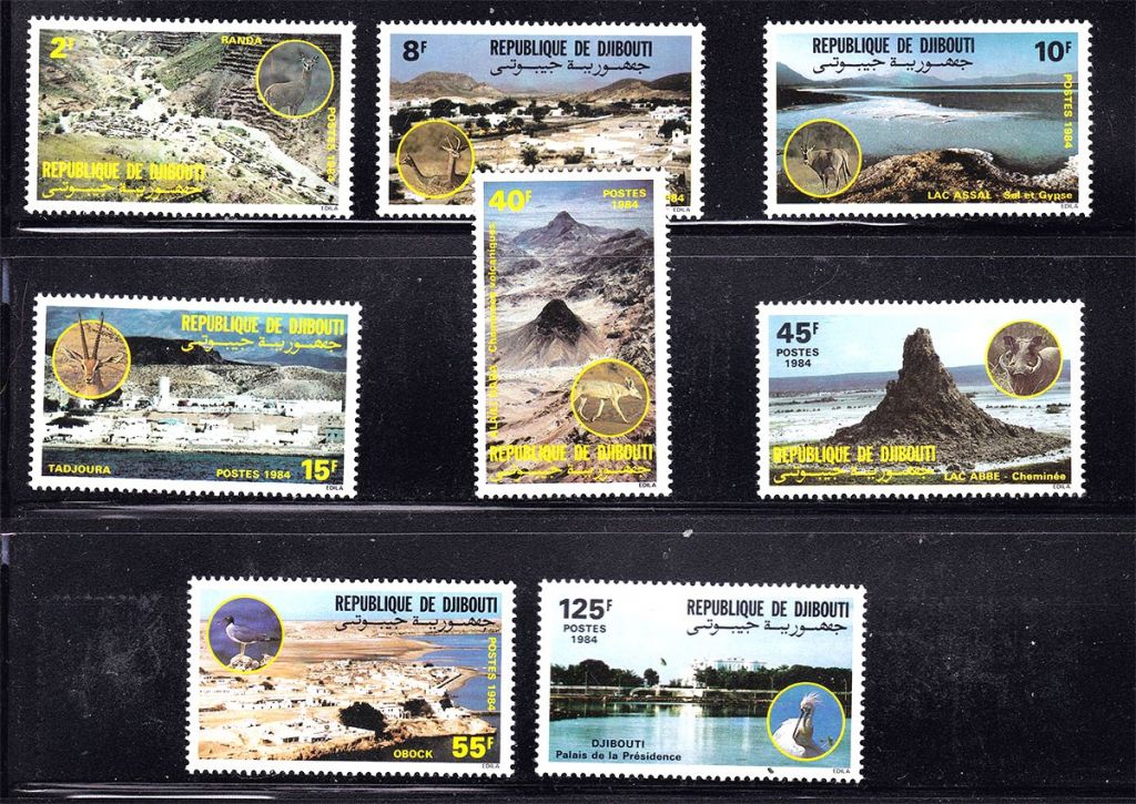 Джибути 1984 г MNH - ландщафты - фото фото фото 0