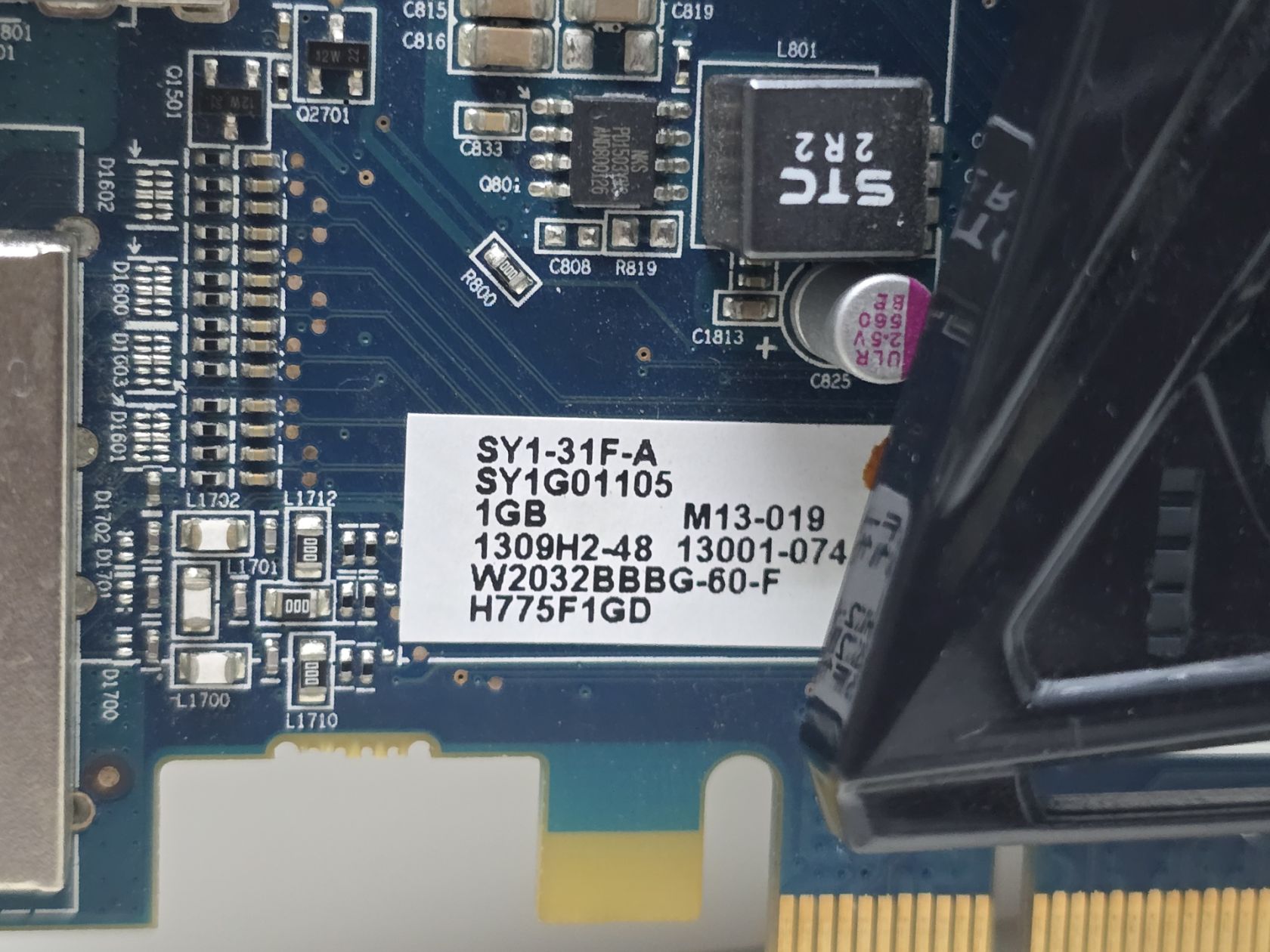 Відеокарта HIS Radeon HD 7750 1GB  (1GB,GDDR5,128 Bit,HDMI,PCI-Ex,Б/у) - фото фото фото 2