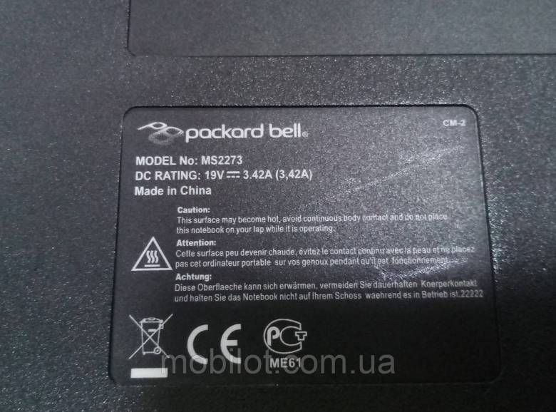Корпус Packard bell TJ66 (NZ-10509) - фото фото фото 2