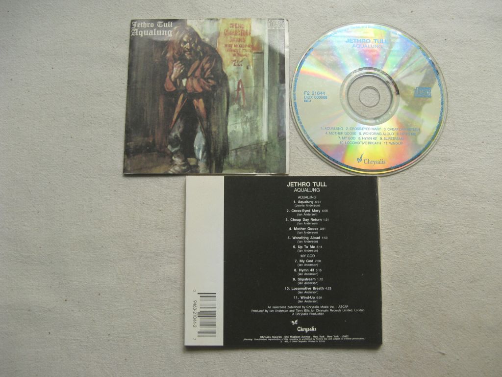 CD Jethro Tull.  Aqualung. 1973/1985 - фото фото фото 1