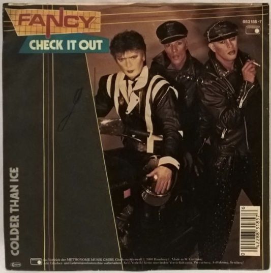 Fancy - Check It Out - 1985.   (EP) 7. Vinyl. Пластинка. Germany. - фото фото фото 1