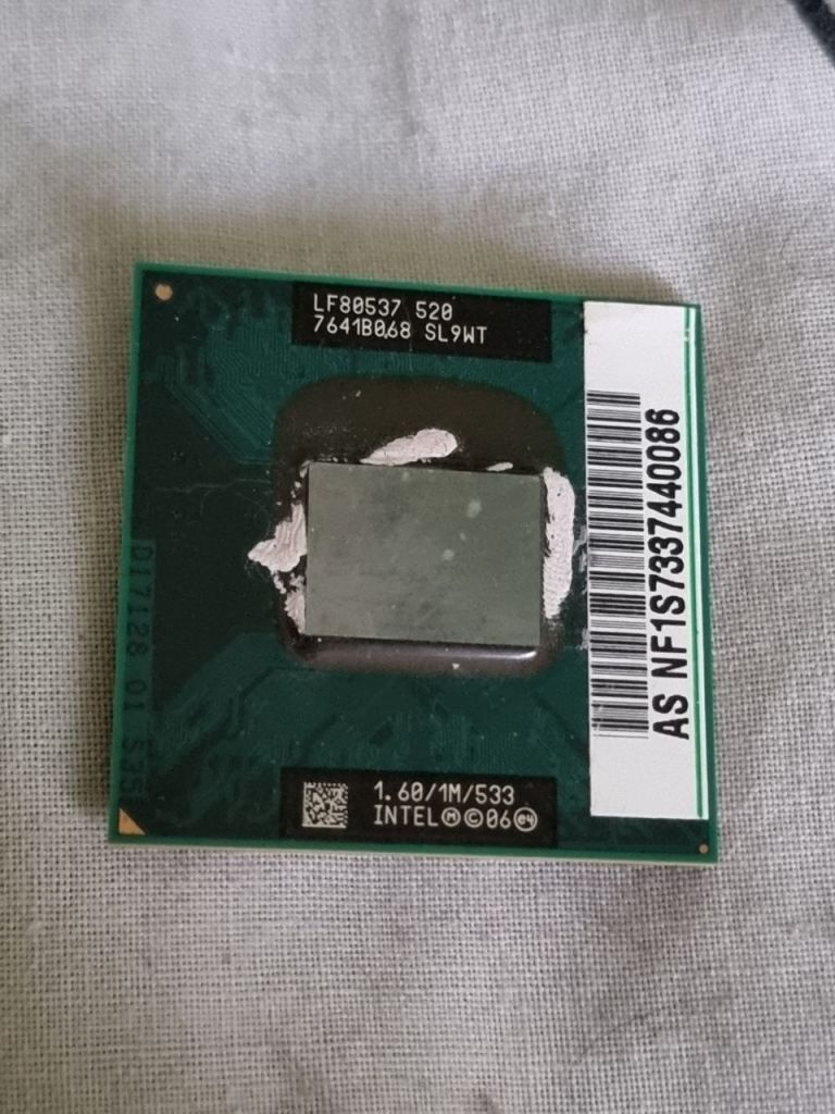 Процессор intel celeron m520 1.6ghz   (lf80537 sl9wt) интел селерон cpu 1.6 - фото фото фото 0