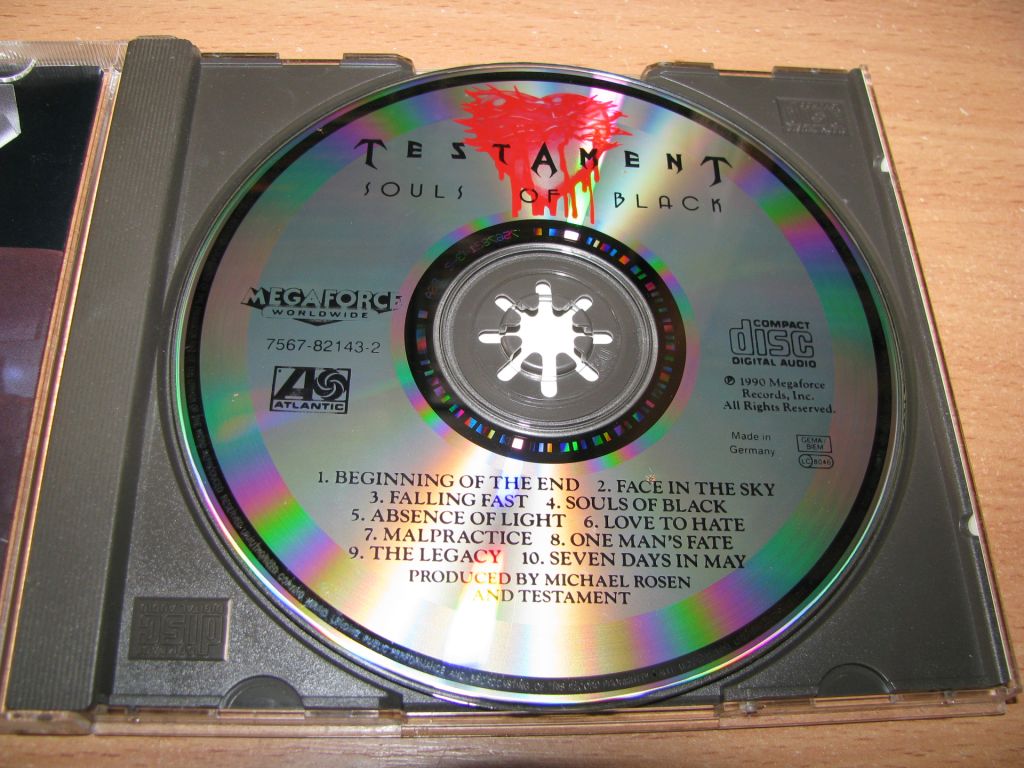 TESTAMENT - Souls Of Black  (1990 Megaforce 1st press) - фото фото фото 2