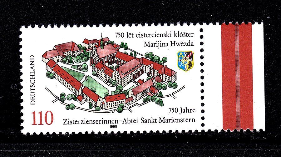 Германия  ФРГ  1998 г  MNH - архитектура - фото фото фото 0