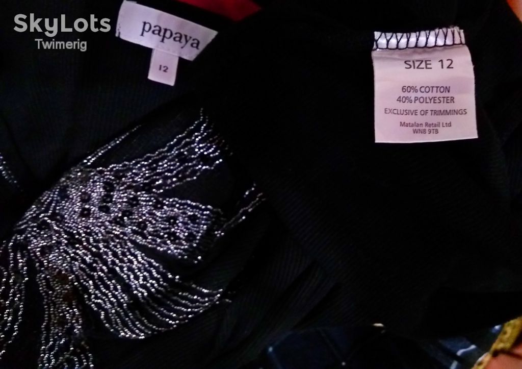 Майка чёрная 44-46 с серебряным бантом - фото фото фото 3