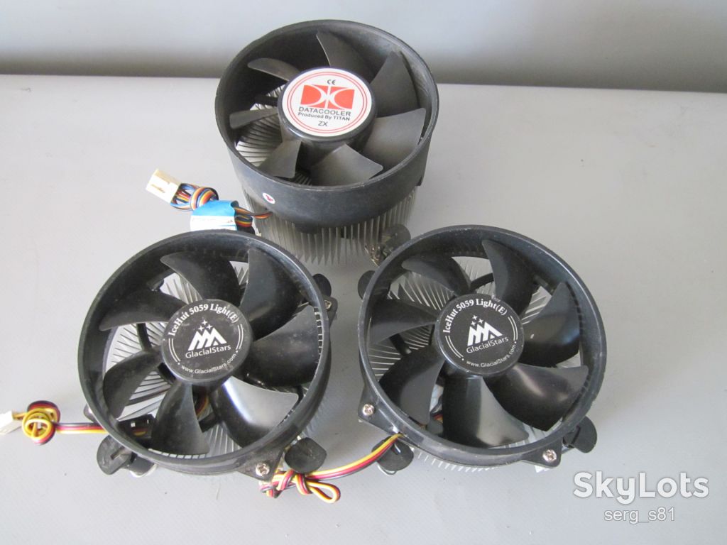 Кулер CPU LGA775 12В Вентилятор Охолодження процесора - фото фото фото 1
