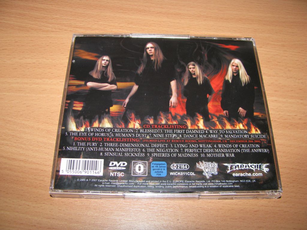 DECAPITATED - Winds Of Creation  (2007 Wicked World LIMITED CD/DVD) - фото фото фото 1