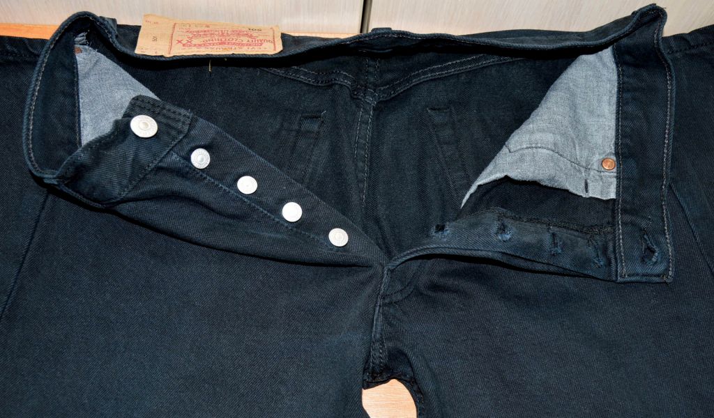 Джинси LEVIS 501 original W33L36 сток Y15-Q5-1 - фото фото фото 6
