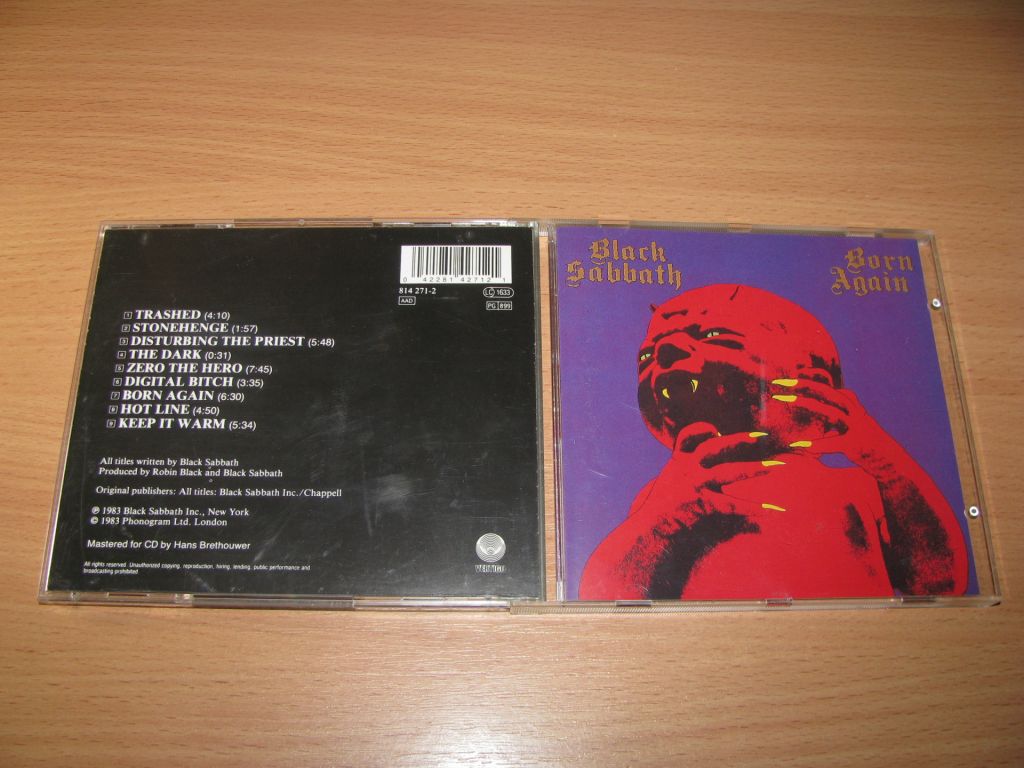 BLACK SABBATH - Born Again   (1987 Vertigo Germany) - фото фото фото 0