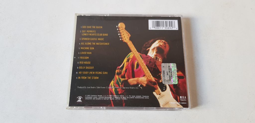 Jimi Hendrix Blue Wild Angel CD ліцензія - фото фото фото 1