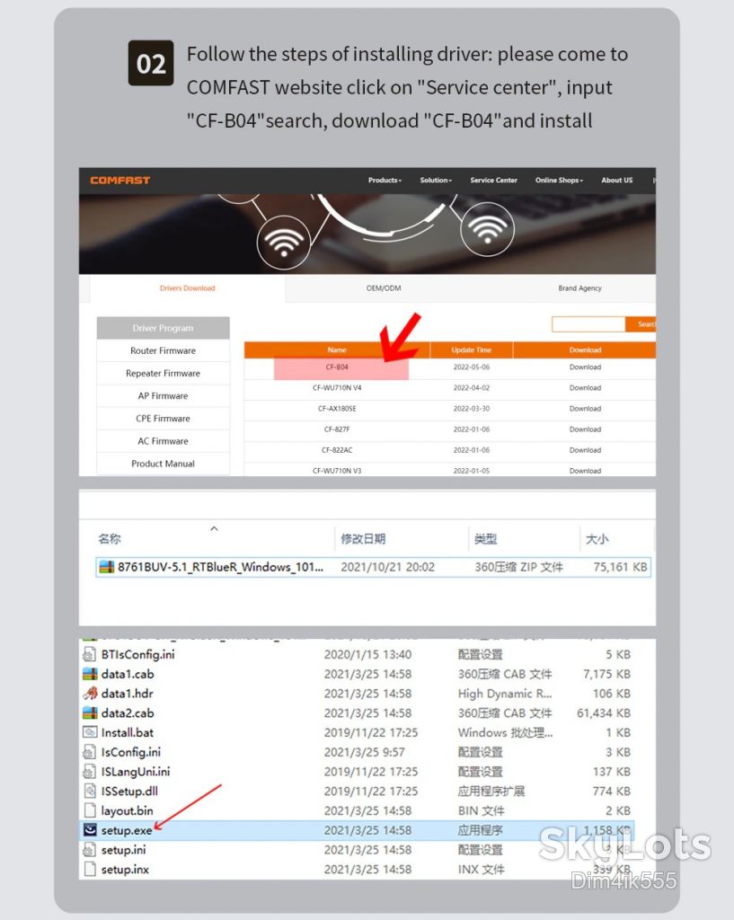Адаптер Bluetooth 5.1 COMFAST CF-B04 - фото фото фото 11