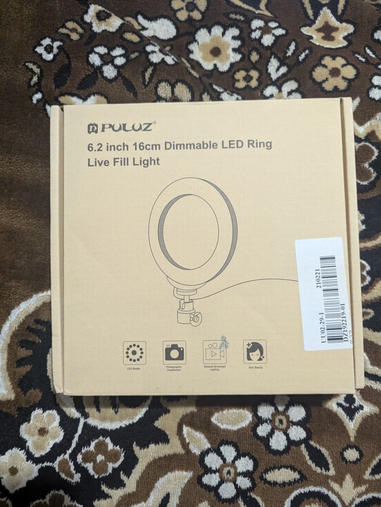 Кільцева лед лампа Puluz 6.2 inch 16cm стрімер ТікТок освітлення - фото фото фото 0