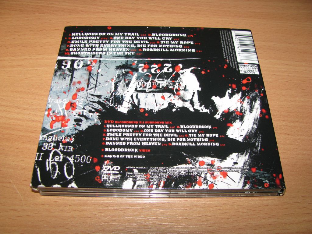 CHILDREN OF BODOM - Blooddrunk     (2008 Spinefarm CD/DVD,DIGI,1st press) - фото фото фото 1
