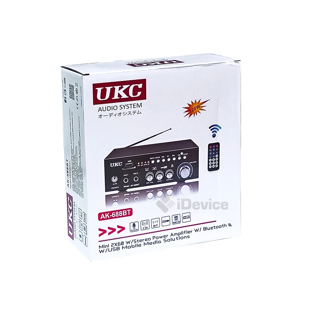 Усилитель звука UKC AK-688BT - фото фото фото 3