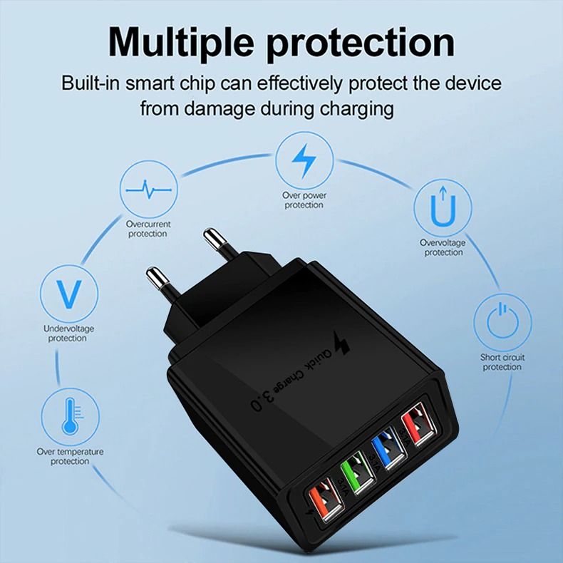 Зарядка 4xUSB 3.1 A - фото фото фото 4