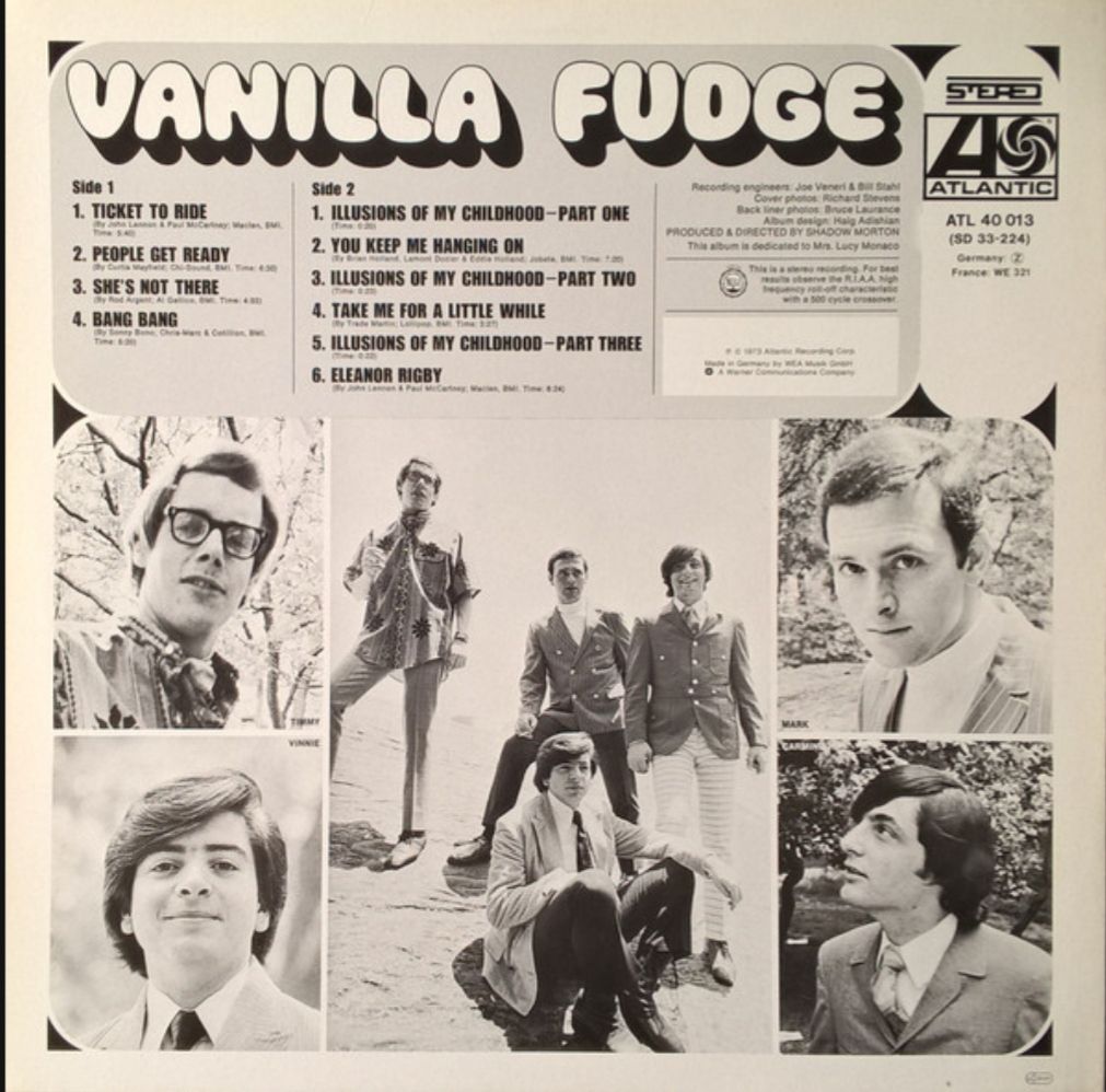 Vanilla Fudge - Vanilla Fudge - 1967.   (LP). 12. Vinyl. Пластинка. Germany - фото фото фото 1